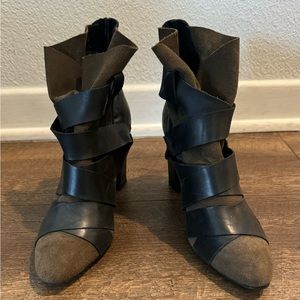 Promod leather boots size 39 (8.5)